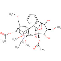 77181-26-1 ACETYLACONITINE chemical structure
