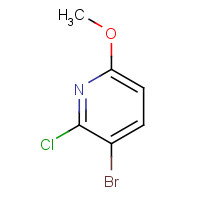 777931-67-6 3-BROMO-2-CHLORO-6-METHOXYPYRIDINE chemical structure