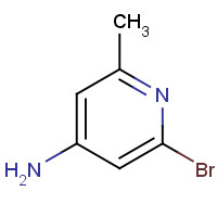 79055-59-7 2-bromo-6-methylpyridin-4-amine chemical structure