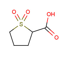 80548-40-9 tetrahydrothiophene-2-carboxylic acid 1,1-dioxide chemical structure