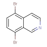 81045-39-8 5,8-dibromoisoquinoline chemical structure