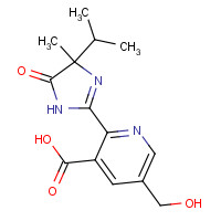 81335-78-6 5-(hydroxymethyl)-2-(4-methyl-5-oxo-4-propan-2-yl-1H-imidazol-2-yl)pyridine-3-carboxylic Acid chemical structure