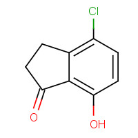 81945-10-0 4-Chloro-7-hydroxyindan-1-one chemical structure