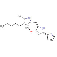 82-89-3 Prodigiosine chemical structure