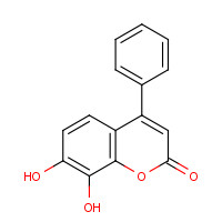 842-01-3 7,8-dihydroxy-4-phenyl-2H-chromen-2-one chemical structure