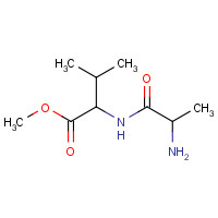 84255-92-5 methyl 2-(2-aminopropanoylamino)-3-methylbutanoate chemical structure