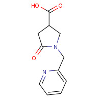 845546-25-0 5-oxo-1-(pyridin-2-ylmethyl)pyrrolidine-3-carboxylic acid chemical structure