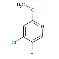 851607-27-7 5-BROMO-4-CHLORO-2-METHOXYPYRIDINE chemical structure