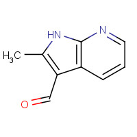 858275-30-6 2-Methyl-1H-pyrrolo[2,3-b]pyridine-3-carbaldehyde chemical structure