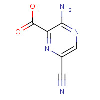 863909-83-5 3-amino-6-cyanopyrazine-2-carboxylic acid chemical structure
