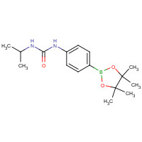 874291-02-8 1-Isopropyl-3-(4-(4,4,5,5-tetramethyl-1,3,2-dioxaborolan-2-yl)phenyl)urea chemical structure