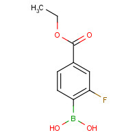 874459-62-8 2-Fluoro-4-ethoxycarbonylphenylboronic acid chemical structure