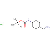 874823-37-7 tert-Butyl (trans-4-(aminomethyl)cyclohexyl)carbamate hydrochloride chemical structure