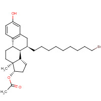 875573-66-3 (7R,8R,9S,13S,14S,17S)-7-(9-Bromononyl)-3-hydroxy-13-methyl-7,8,9,11,12,13,14,15,16,17-decahydro-6H-cyclopenta[a]phenanthren-17-yl acetate chemical structure
