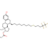 875573-69-6 (7a,17b)-7-(9-((4,4,5,5,5-Pentafluoropentyl)thio)nonyl)-estra-1,3,5(10)-triene-3,17-diol 17-acetate chemical structure