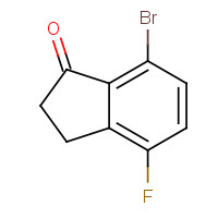 881189-73-7 7-Bromo-4-fluoro-2,3-dihydro-1H-inden-1-one chemical structure