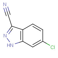 885278-30-8 6-CHLORO-1H-INDAZOLE-3-CARBONITRILE chemical structure