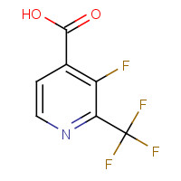 886510-09-4 3-Fluoro-2-trifluoromethyl-isonicotinic acid chemical structure