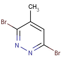 89284-10-6 3,6-dibromo-4-methylpyridazine chemical structure