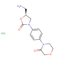 898543-06-1 (S)-4-(4-(5-(Aminomethyl)-2-oxooxazolidin-3-yl)phenyl)morpholin-3-one hydrochloride chemical structure