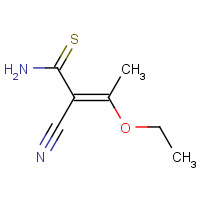 89943-20-4 2-cyano-3-ethoxybut-2-enethioamide chemical structure