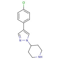 902836-38-8 4-[4-(4-CHLOROPHENYL)-1H-PYRAZOL-1-YL]PIPERIDINE chemical structure