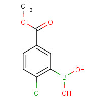 913835-92-4 2-chloro-5-(methoxycarbonyl)phenylboronic acid chemical structure