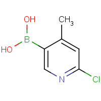913836-08-5 6-Chloro-4-methylpyridine-3-boronic acid chemical structure