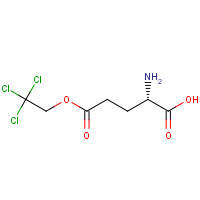 92739-23-6 (S)-2-Amino-5-oxo-5-(2,2,2-trichloroethoxy)pentanoic acid chemical structure