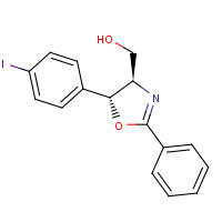 927689-68-7 ((4R,5R)-5-(4-Iodophenyl)-2-phenyl-4,5-dihydrooxazol-4-yl)methanol chemical structure