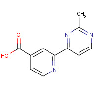 956723-01-6 2-(2-methylpyrimidin-4-yl)isonicotinic acid chemical structure