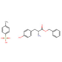 97984-63-9 (R)-Benzyl 2-amino-3-(4-hydroxyphenyl)propanoate 4-methylbenzenesulfonate chemical structure