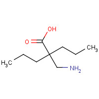 98957-07-4 2-(aminomethyl)-2-propylpentanoic acid chemical structure