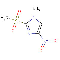 86072-17-5 1-methyl-2-methylsulfonyl-4-nitroimidazole chemical structure