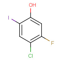 1235407-15-4 4-chloro-5-fluoro-2-iodophenol chemical structure