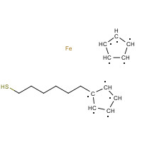 134029-92-8 6-(Mercaptohexyl)ferrocene chemical structure