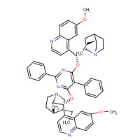 149820-65-5 4-[(R)-[(4R)-5-ethyl-1-azabicyclo[2.2.2]octan-2-yl]-[6-[(R)-[(5R)-5-ethyl-1-azabicyclo[2.2.2]octan-2-yl]-(6-methoxyquinolin-4-yl)methoxy]-2,5-diphenylpyrimidin-4-yl]oxymethyl]-6-methoxyquinoline chemical structure
