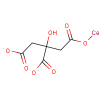 512-24-3 cerium(3+) 2-hydroxypropane-1,2,3-tricarboxylate chemical structure