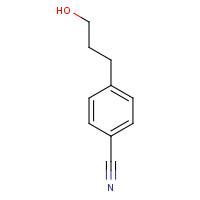 83101-12-6 4-(3-hydroxypropyl)benzonitrile chemical structure