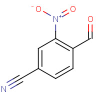 90178-78-2 4-formyl-3-nitrobenzonitrile chemical structure