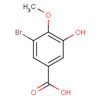 52783-66-1 3-bromo-5-hydroxy-4-methoxybenzoic acid chemical structure