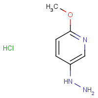 179543-88-5 (6-methoxypyridin-3-yl)hydrazine hydrochloride chemical structure