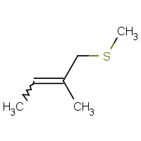89534-74-7 2-methyl-1-methylsulfanylbut-2-ene chemical structure