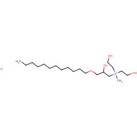 6200-40-4 (3-dodecoxy-2-hydroxypropyl)-bis(2-hydroxyethyl)-methylazanium;chloride chemical structure
