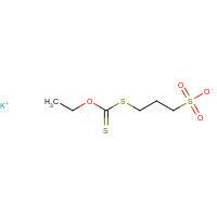 93841-14-6 potassium;3-ethoxycarbothioylsulfanylpropane-1-sulfonate chemical structure