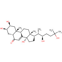 3604-87-3 Alpha-Ecdysone chemical structure