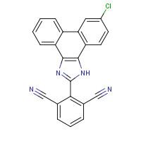 892549-43-8 2-(6-chloro-3H-phenanthro[9,10-d]imidazol-2-yl)benzene-1,3-dicarbonitrile chemical structure