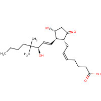 39746-25-3 (Z)-7-[(1R,2R,3R)-3-hydroxy-2-[(E,3R)-3-hydroxy-4,4-dimethyloct-1-enyl]-5-oxocyclopentyl]hept-5-enoic acid chemical structure