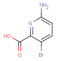 1033201-61-4 6-amino-3-bromopyridine-2-carboxylic acid chemical structure