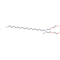 9062-48-0 bis[2-(2-hydroxyethoxy)ethyl]-methyl-octadecylazanium;chloride chemical structure